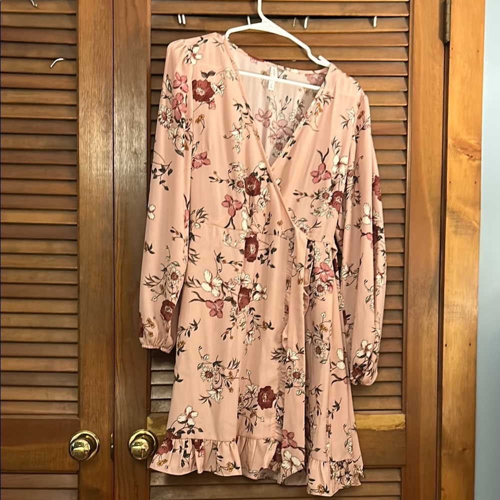 Xhilaration Pink Floral Dress